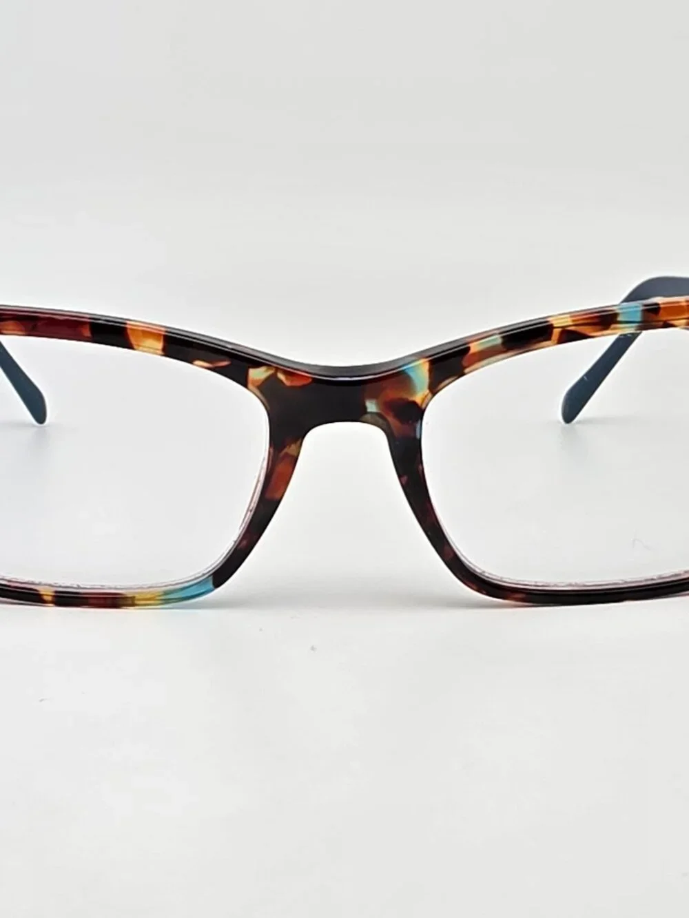 Prada VPR 18O NAG-1O1 Spotted Blue Havana Eyeglasses Frame w/ Case 54-18-135